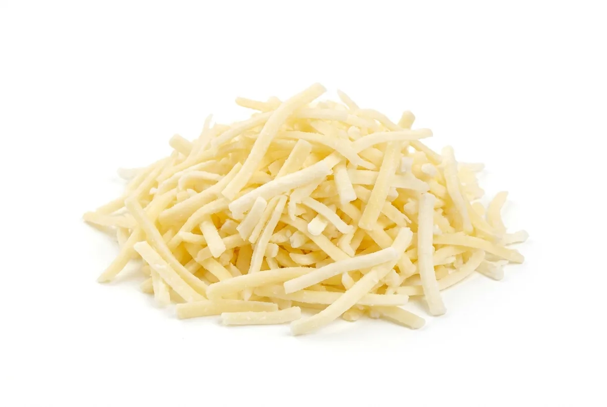 Mozzarella 40%, julienne