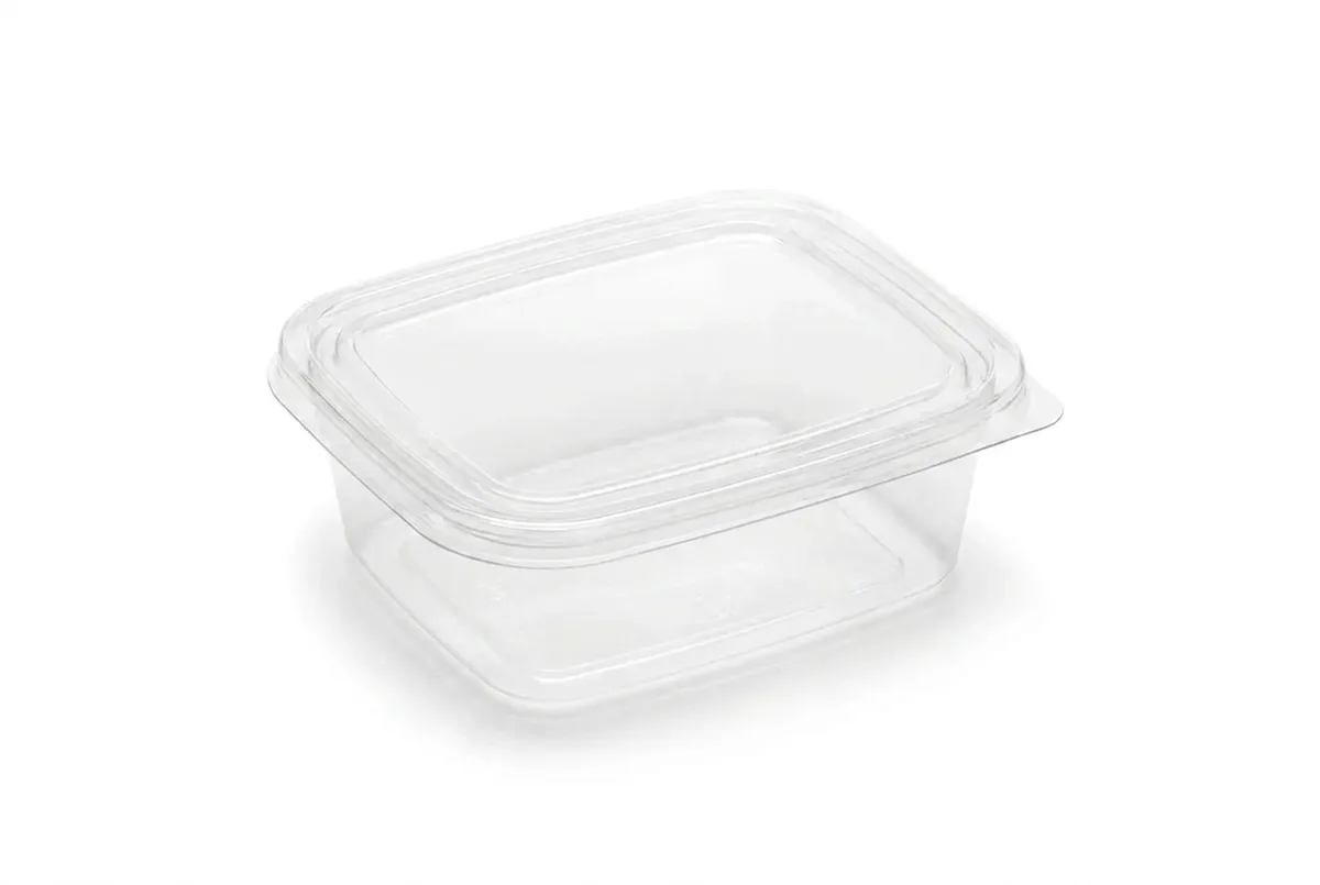 Salatbox 125ccm rechteckig klar